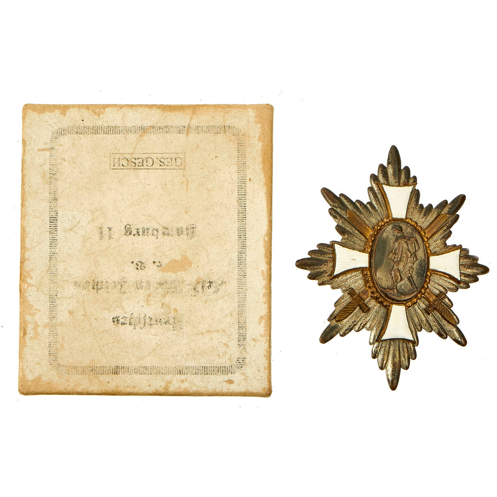 Original Imperial German WWI Hamburg Veteran’s Honor Cross - “Hamburg Kreuz Original Items