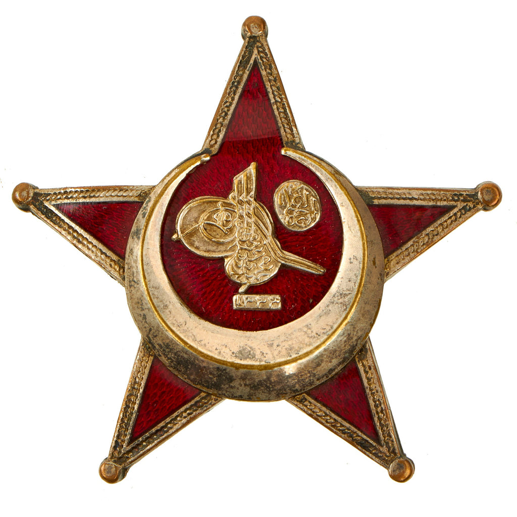 Original Turkish WWI Gallipoli Star Ottoman War Medal by B.B.&.Co - “Iron Crescent” Original Items