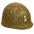 Original WWII U.S. Lieutenant Rank Painted M1 Helmet Liner by Firestone Original Items