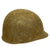 Original WWII U.S. Lieutenant Rank Painted M1 Helmet Liner by Firestone Original Items