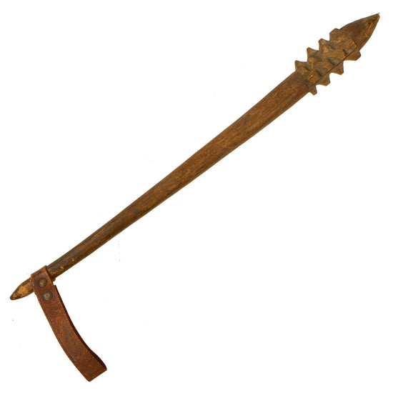 Original Australian WWI Carved Wood Trench Raiding Club - From Personal Collection David F. Machnicki Author of At Arm's Length Series Original Items