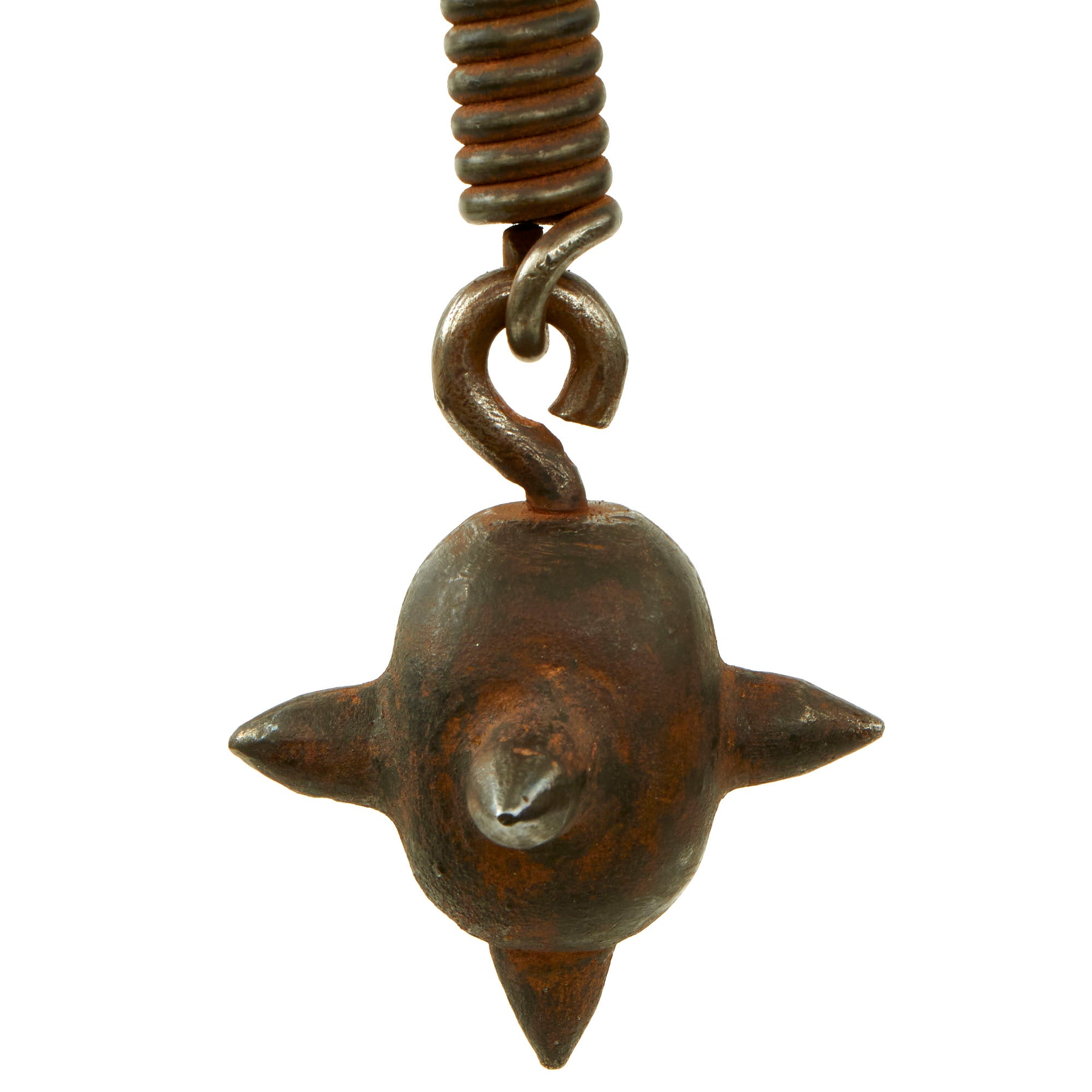 Original German WWI Spring Handle Trench Raiding Mace - Featured in Bo ...