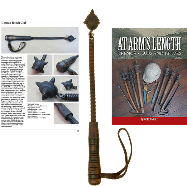 Original German WWI Spring Handle Trench Raiding Mace - Featured in Bo ...