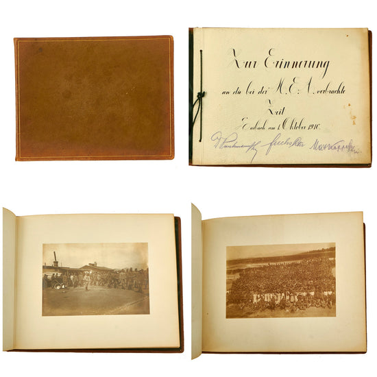 Original Austro-Hungarian WWI 11” x 8 ½” Photo Album - 11 Pictures Original Items