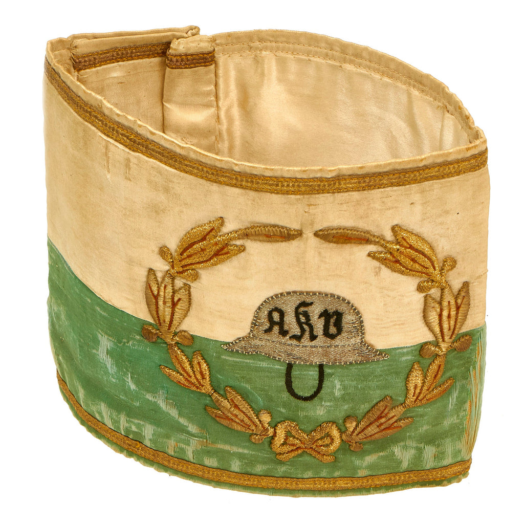 Original Austro-Hungarian WWI Veteran’s League Post Leader’s Armband - 15” x 6” Original Items