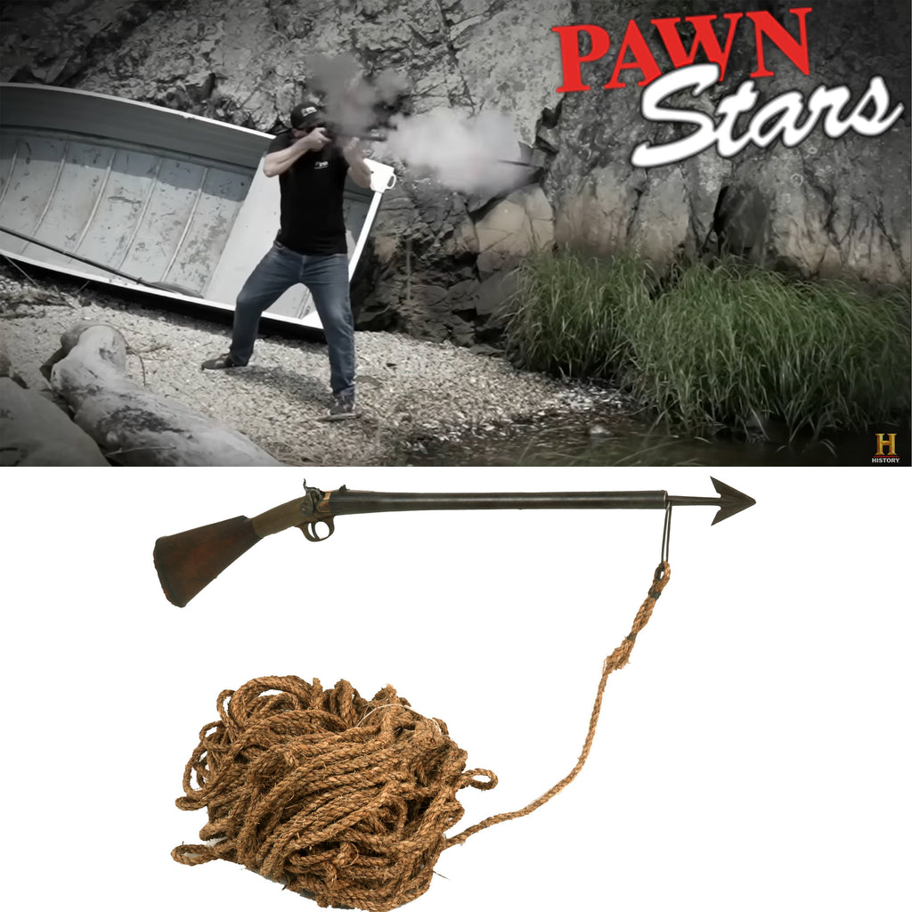 Original British 19th Century Holland & Holland Percussion Whaling Harpoon Gun with 12” Harpoon - As Seen on History Channel Pawn Stars Original Items
