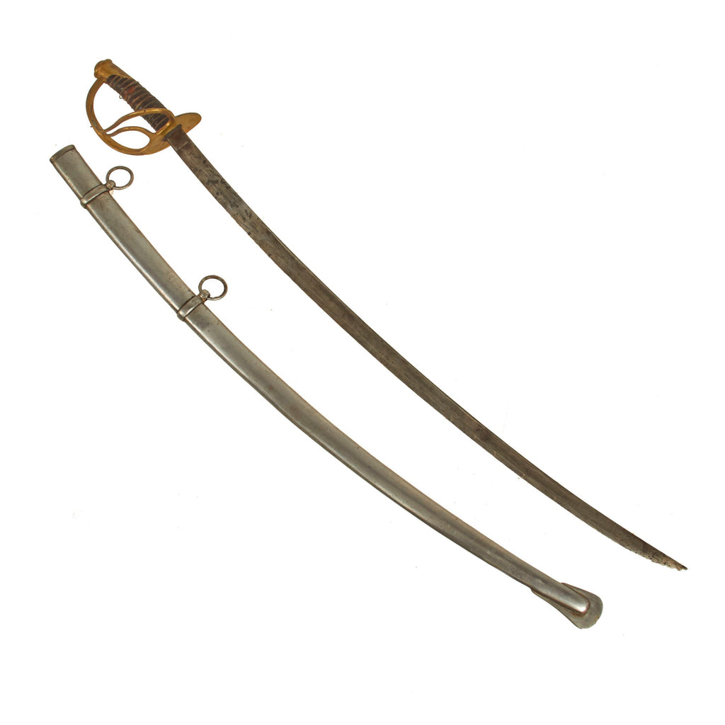 Original U.S. Civil War Model 1860 Cavalry Saber and Scabbard - Import Original Items