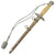 Original German WWII 2nd Model Luftwaffe Dagger by Tigerwerk Lauterjung & Co. with Scabbard & Portepee Original Items