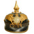 Original German Prussian Transitional M1915 Garde Infantry EM-NCO Pickelhaube Helmet - Dated 1915 Original Items