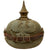 Original Imperial German WWI Prussian Ersatz Stahlblech Steel Pickelhaube by VII Armee-Korps Repair Depot Original Items
