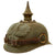 Original Imperial German WWI Prussian Ersatz Stahlblech Steel Pickelhaube by VII Armee-Korps Repair Depot Original Items