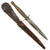 Original British WWII “Non Import Marked” 3rd Pattern Fairbairn Sykes Fighting Knife with Scabbard Original Items