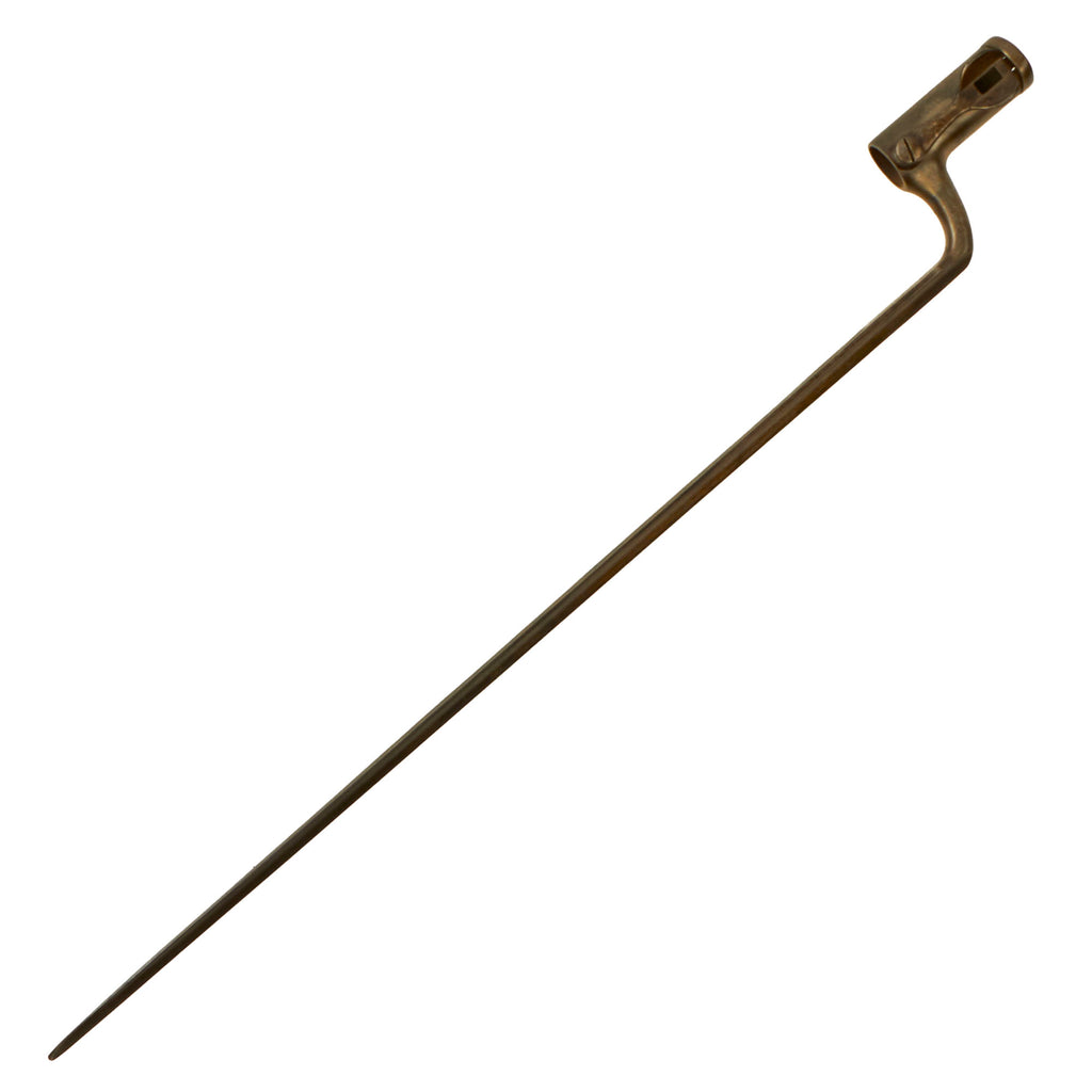 Original Rare Prussian Made Danish M1854 Socket Bayonet with Kyhl’s Lock Spring - Schelswig-Holstein Rebellion Original Items
