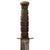 Original U.S. WWII USMC Mark 2 KA-BAR Fighting Knife with Leather Sheath Gifted on Christmas 1944 - Markings Scrubbed Original Items