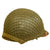Original U.S. WWII 1945 Lieutenant's M1 Schlueter Swivel Bale Rear Seam Helmet with Firestone Liner & Net Original Items
