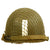 Original U.S. WWII 1945 Lieutenant's M1 Schlueter Swivel Bale Rear Seam Helmet with Firestone Liner & Net Original Items