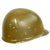 Original U.S. WWII 1945 Lieutenant's M1 Schlueter Swivel Bale Rear Seam Helmet with Firestone Liner & Net Original Items