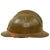 Original French WWII Model 1926 Adrian Helmet with Colonial Navy Badge - Complete Original Items