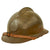 Original French WWII Model 1926 Adrian Helmet with Colonial Navy Badge - Complete Original Items