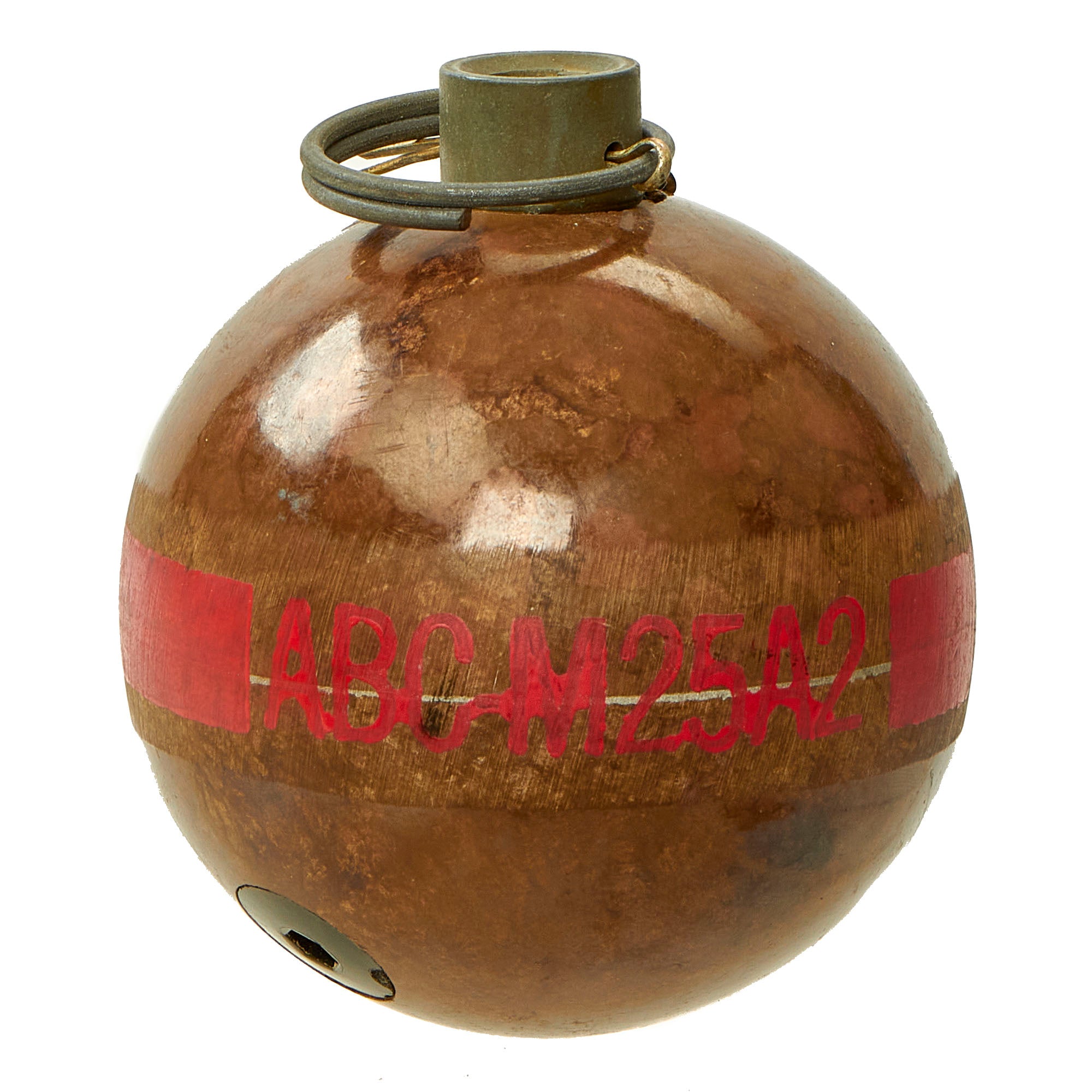 Original U.S. Vietnam War Era Inert M25A2 CS Gas Riot Control Grenade ...