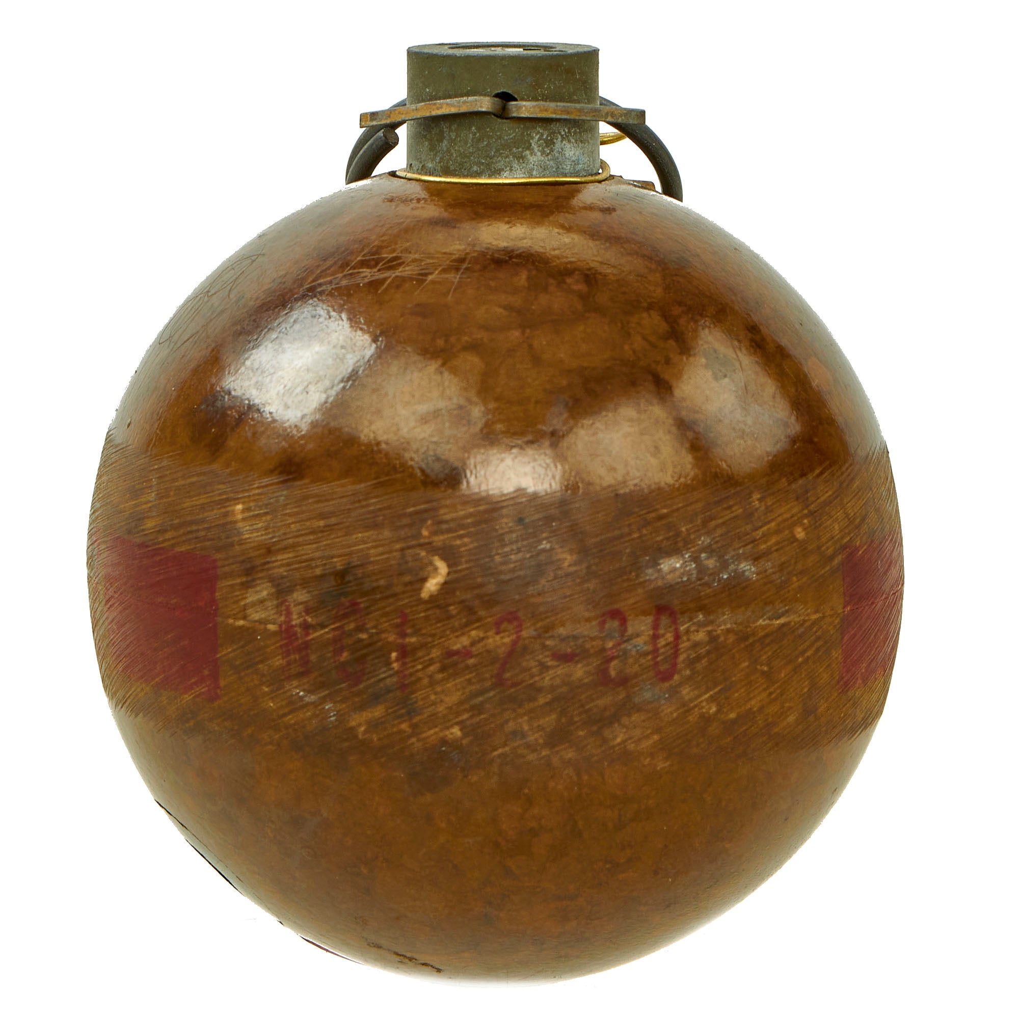 Original U.S. Vietnam War Era Inert M25A2 CS Gas Riot Control Grenade ...