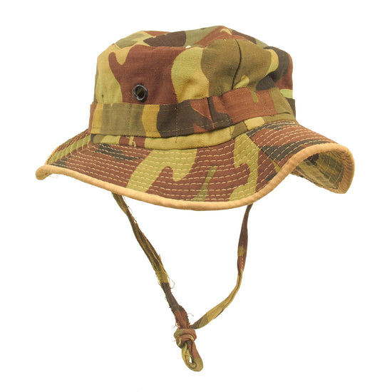 Original U.S. Vietnam War ARVN Camouflage In Country Made Boonie Cap Original Items