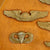 Original U.S. WWII Rare Prisoner of War Camp Made Cast Solder Allied Forces “Wings” On Display Board - 13 Wings Mounted Original Items