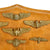 Original U.S. WWII Rare Prisoner of War Camp Made Cast Solder Allied Forces “Wings” On Display Board - 13 Wings Mounted Original Items