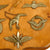 Original U.S. WWII Rare Prisoner of War Camp Made Cast Solder Allied Forces “Wings” On Display Board - 13 Wings Mounted Original Items
