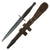 Original British Post-WWII 1950’s Fairbairn-Sykes Commando Dagger Fighting Knife and Scabbard Original Items