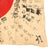 Original Japanese WWII Hand Painted Cloth Good Luck Flag With Temple Stamps and Lots of Signatures - 28" x 31" Original Items