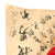 Original Japanese WWII Hand Painted Cloth Good Luck Flag With Temple Stamps and Lots of Signatures - 28" x 31" Original Items