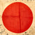 Original Japanese WWII Hand Painted Cloth Good Luck Flag With Temple Stamp - 29” x 32” Original Items