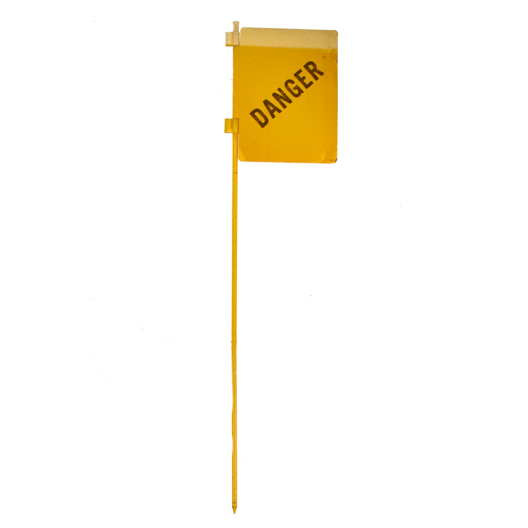 Original U.S. WWII Unissued DANGER Mine Field Marker Kit Flag Set with