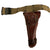 Original U.S. WWII Officer M1936 Pistol Belt, M1911 Holster by Rare Maker Fink, Magazine Pouch, First Aid Pouch and Named M1941 Mounted “Airborne” Canteen Pouch Set Original Items