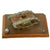 Original British WWI Camouflage Painted Mark V TankTrench Art Desktop Model With Base Original Items