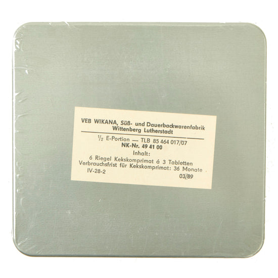 DRAFT East German Emergency Ration (Iron Ration)-Sealed (COG:$35/ea- Retail:$69.95/ea) Original Items