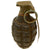 Original U.S. WWII Inert MkII Pineapple Grenade with Yellow Ring & M10 Series Fuze Original Items