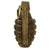 Original U.S. WWII Inert MkII Pineapple Grenade with Yellow Ring & M10 Series Fuze Original Items