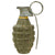 Original U.S. WWII Inert MkII Pineapple Grenade with Yellow Ring with M200A1 Fuze Original Items