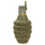Original U.S. WWII Inert MkII Pineapple Grenade with Yellow Ring with M200A1 Fuze Original Items