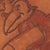 Original U.S. WWII British Made Unpainted Leather Patch For The 351st Bomb Squadron, 100th Bombardment Group, 8th Army Air Force “Bloody Hundredth” - Squadron as Seen on Apple TV+’s Masters of the Air Original Items