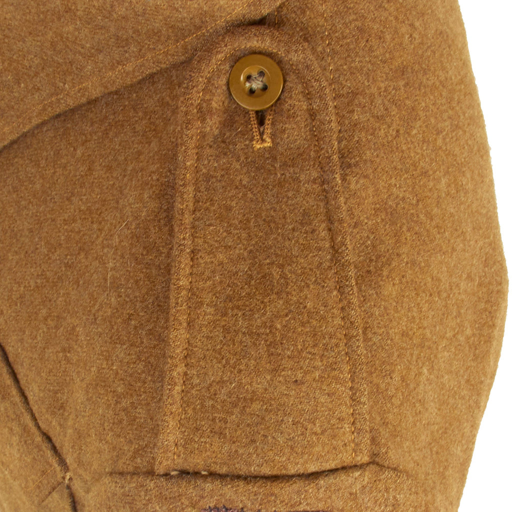 Distintivi Da Uniforme British Army WWII - Coppia Fanteria - Riproduzione Per Tunica