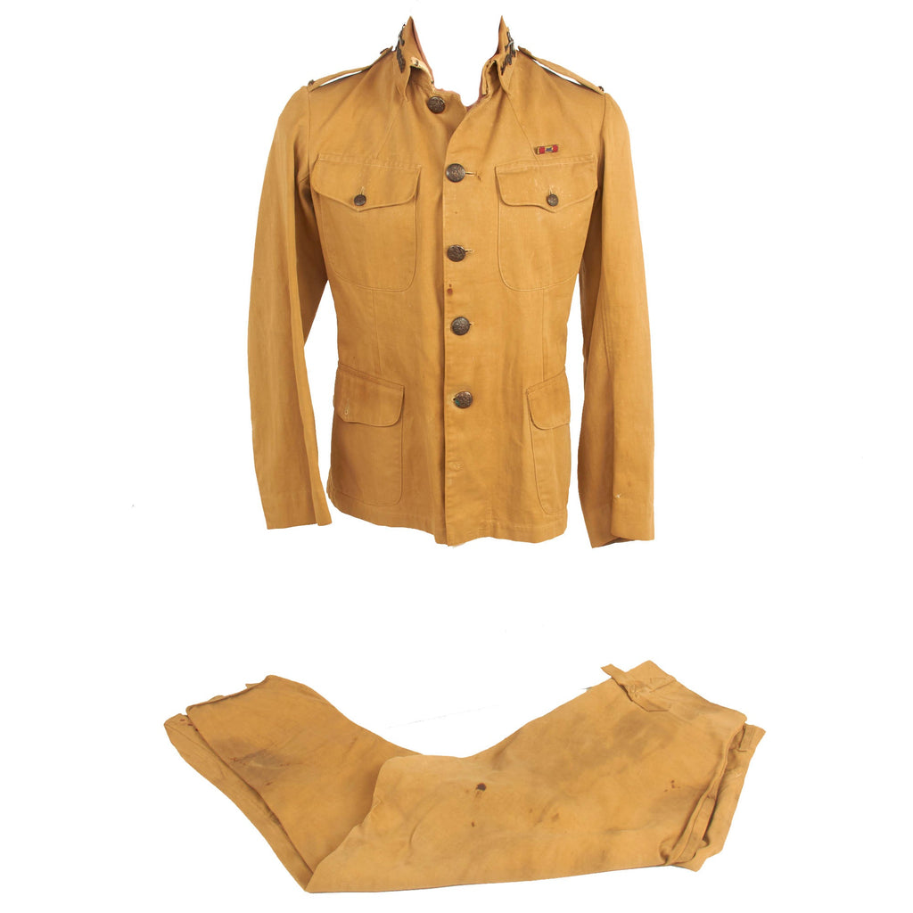 Original U.S. Philippine-American War Era 7th Cavalry Officer’s M-1909 Khaki Uniform Set Original Items