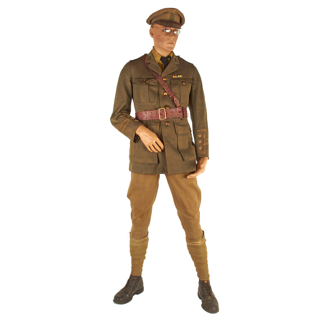 Original WWI Canadian Army Medical Corps Captain’s “Cuff Rank” Uniform Grouping- Attributed to Captain Dr. Benjamin MacNaughton Original Items