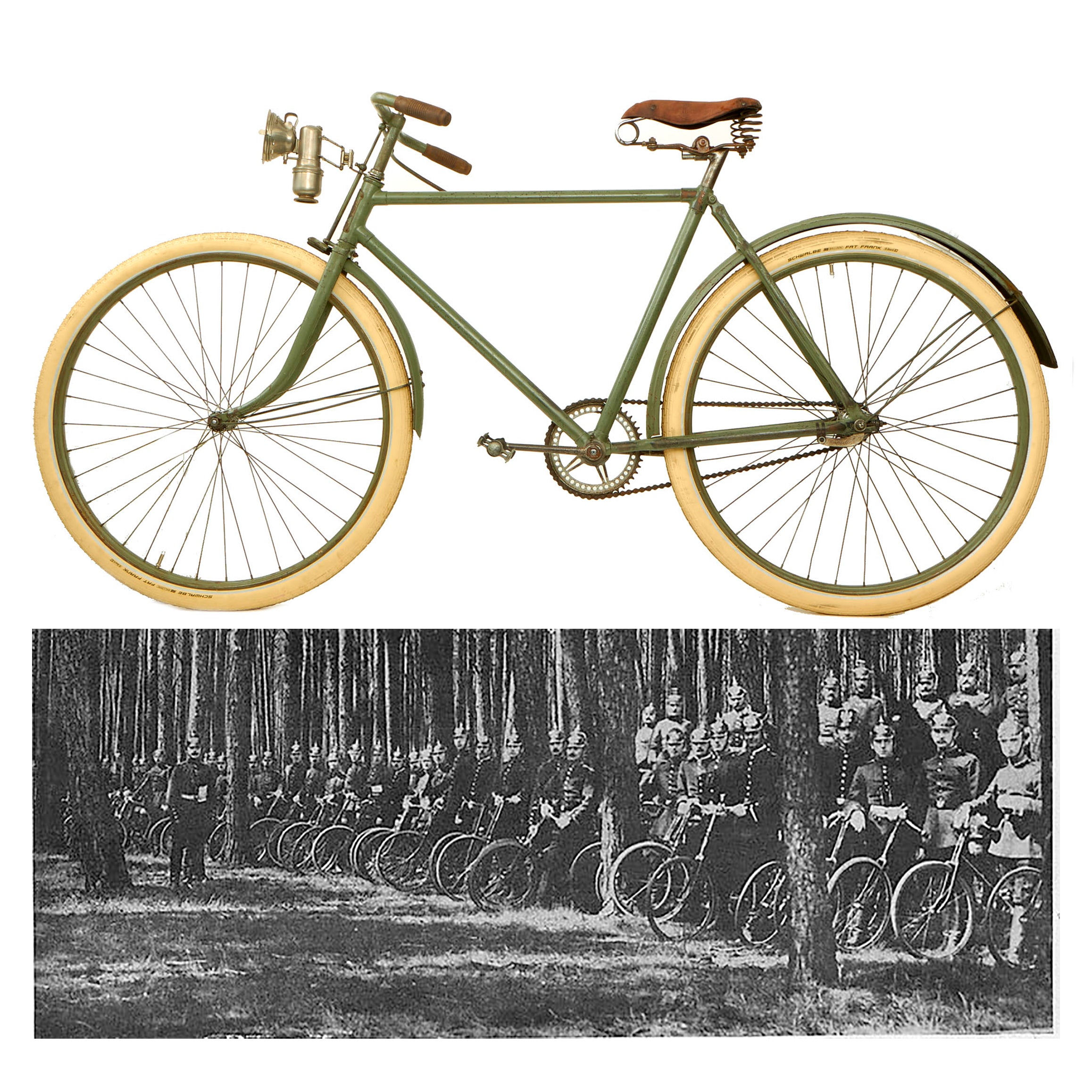 german fixed gear bike Original German WWI Model 40 Bicycle by Presto – International Military Antiques