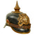 Original Imperial German WWI Complete Bavarian M1891 Line Infantry Pickelhaube Spiked Helmet - Unit Marked: 2nd Company, Reserve Infantry “Hartmann” Regiment 14 of the III Royal Bavarian Corps Original Items