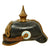 Original Imperial German WWI Complete Bavarian M1891 Line Infantry Pickelhaube Spiked Helmet - Unit Marked: 2nd Company, Reserve Infantry “Hartmann” Regiment 14 of the III Royal Bavarian Corps Original Items