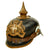 Original Imperial German WWI Complete Bavarian M1891 Line Infantry Pickelhaube Spiked Helmet - Unit Marked: 2nd Company, Reserve Infantry “Hartmann” Regiment 14 of the III Royal Bavarian Corps Original Items