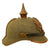 Original Imperial German WWI Prussian M1915 Infantry Ersatz Felt Pickelhaube Spiked Helmet - Filzhelm Original Items